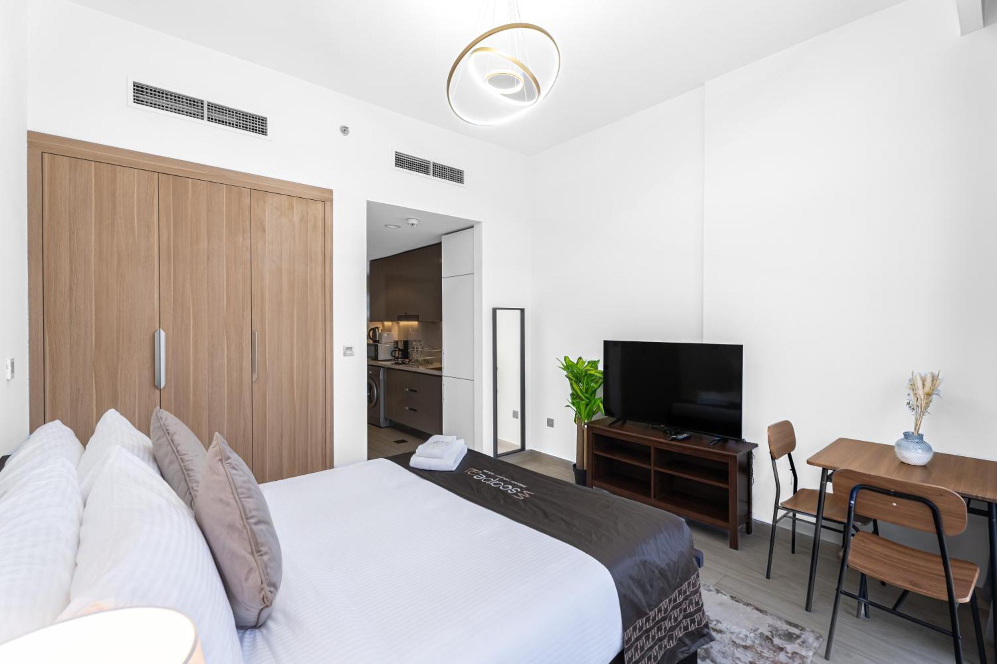 Escape24 Stylish Studio Azizi Riviera 8 Meydan One 두바이 외부 사진