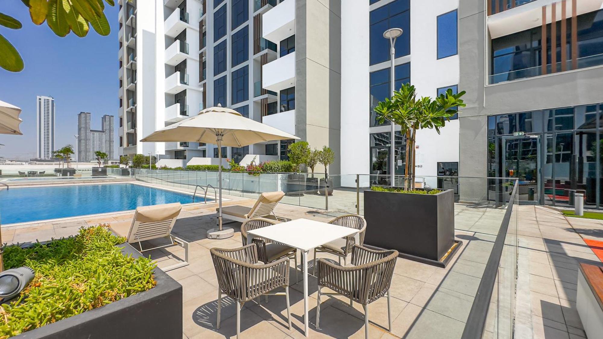 Escape24 Stylish Studio Azizi Riviera 8 Meydan One 두바이 외부 사진