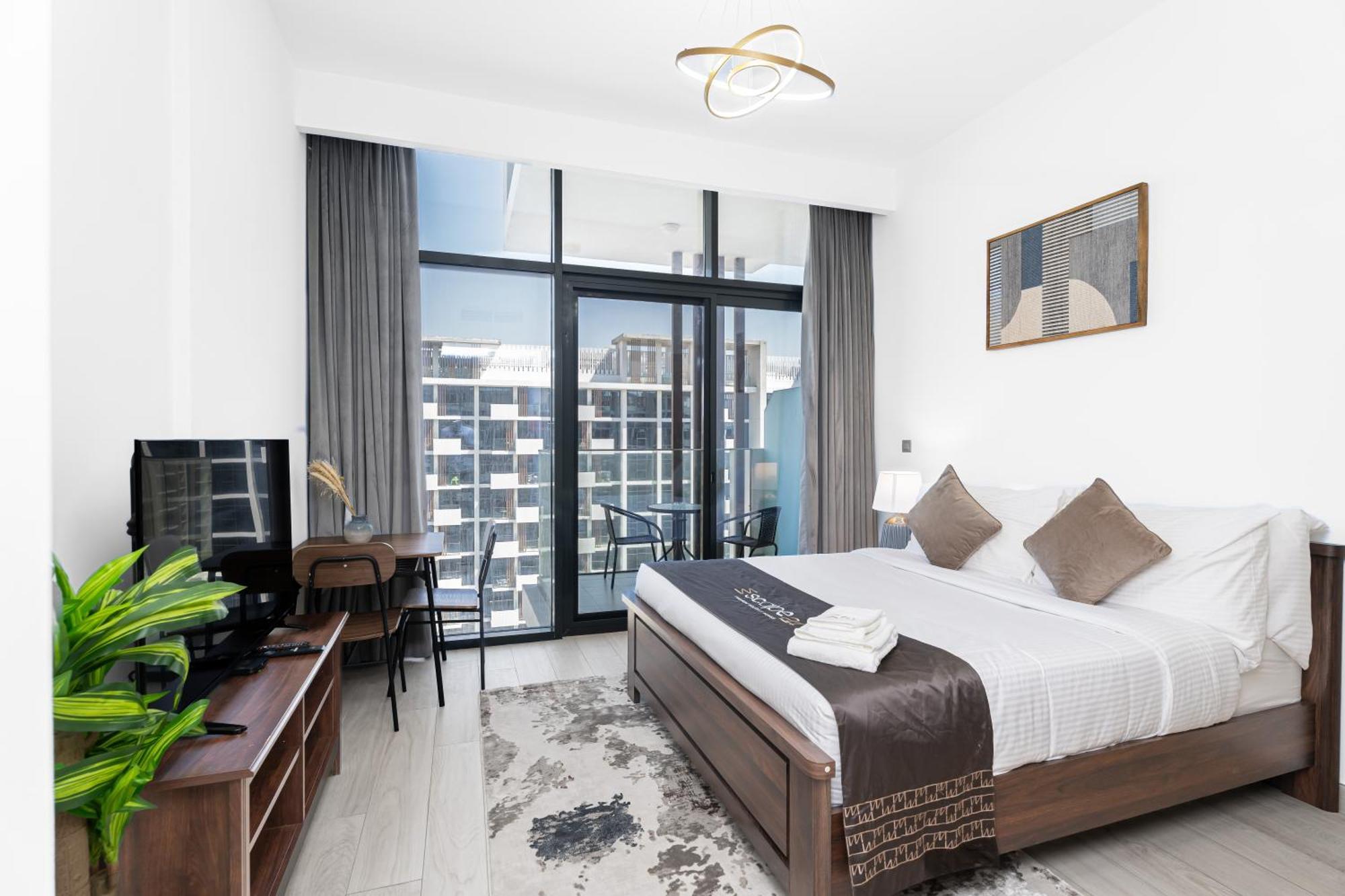 Escape24 Stylish Studio Azizi Riviera 8 Meydan One 두바이 외부 사진