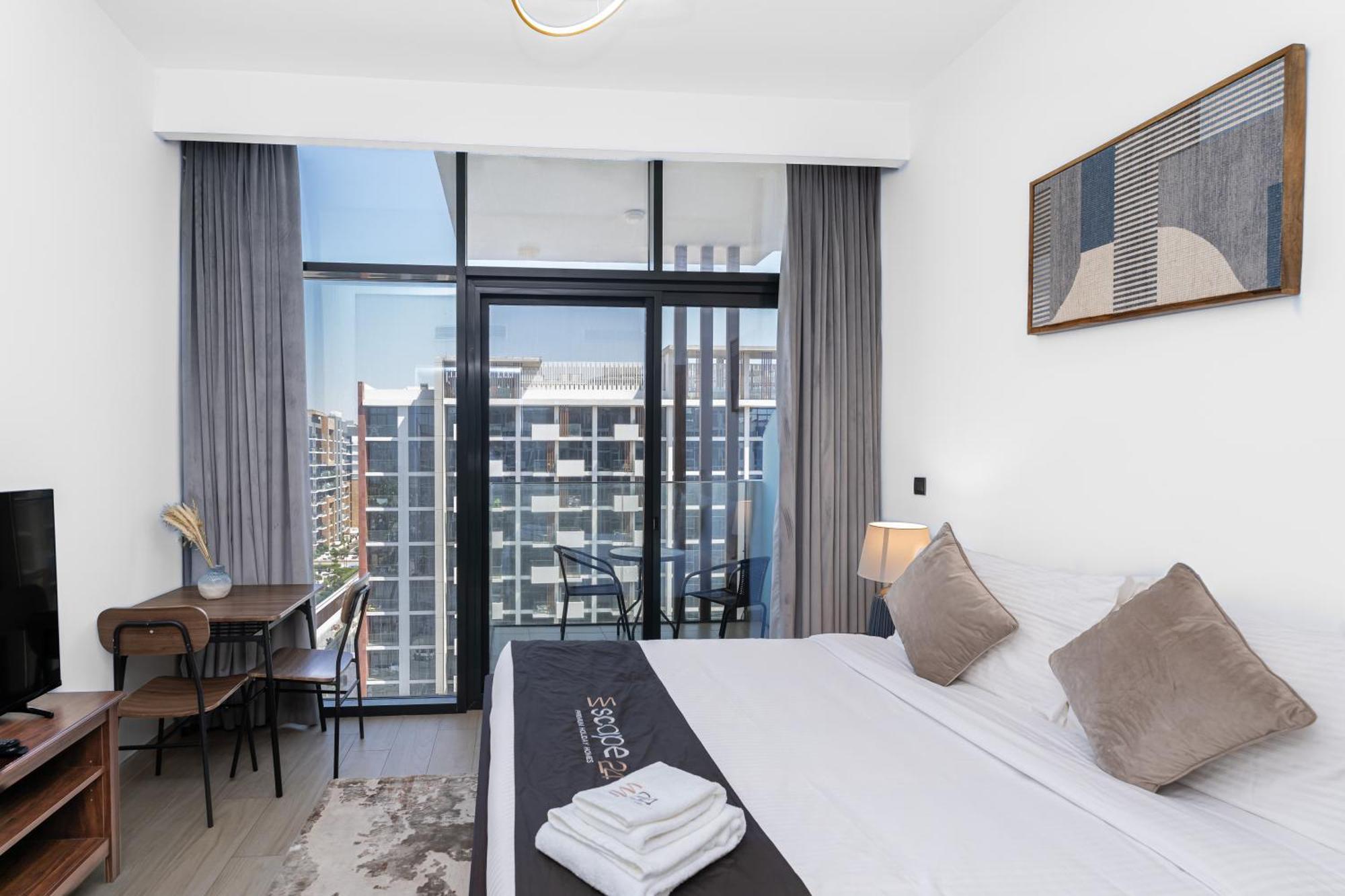 Escape24 Stylish Studio Azizi Riviera 8 Meydan One 두바이 외부 사진