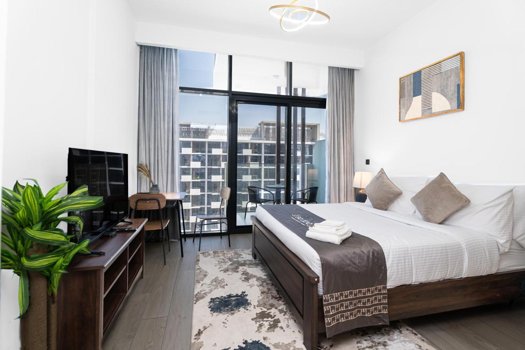 Escape24 Stylish Studio Azizi Riviera 8 Meydan One 두바이 외부 사진