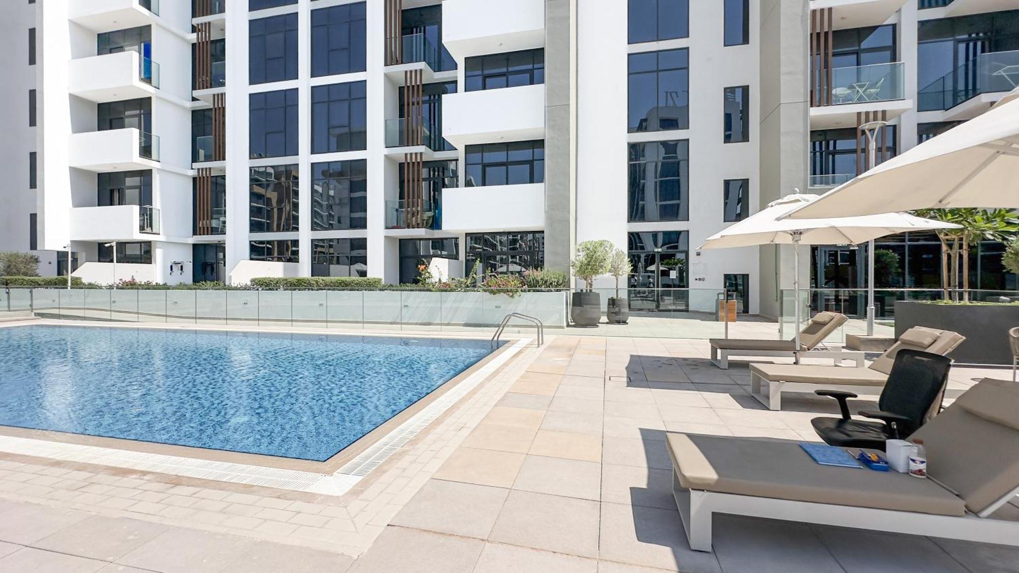 Escape24 Stylish Studio Azizi Riviera 8 Meydan One 두바이 외부 사진